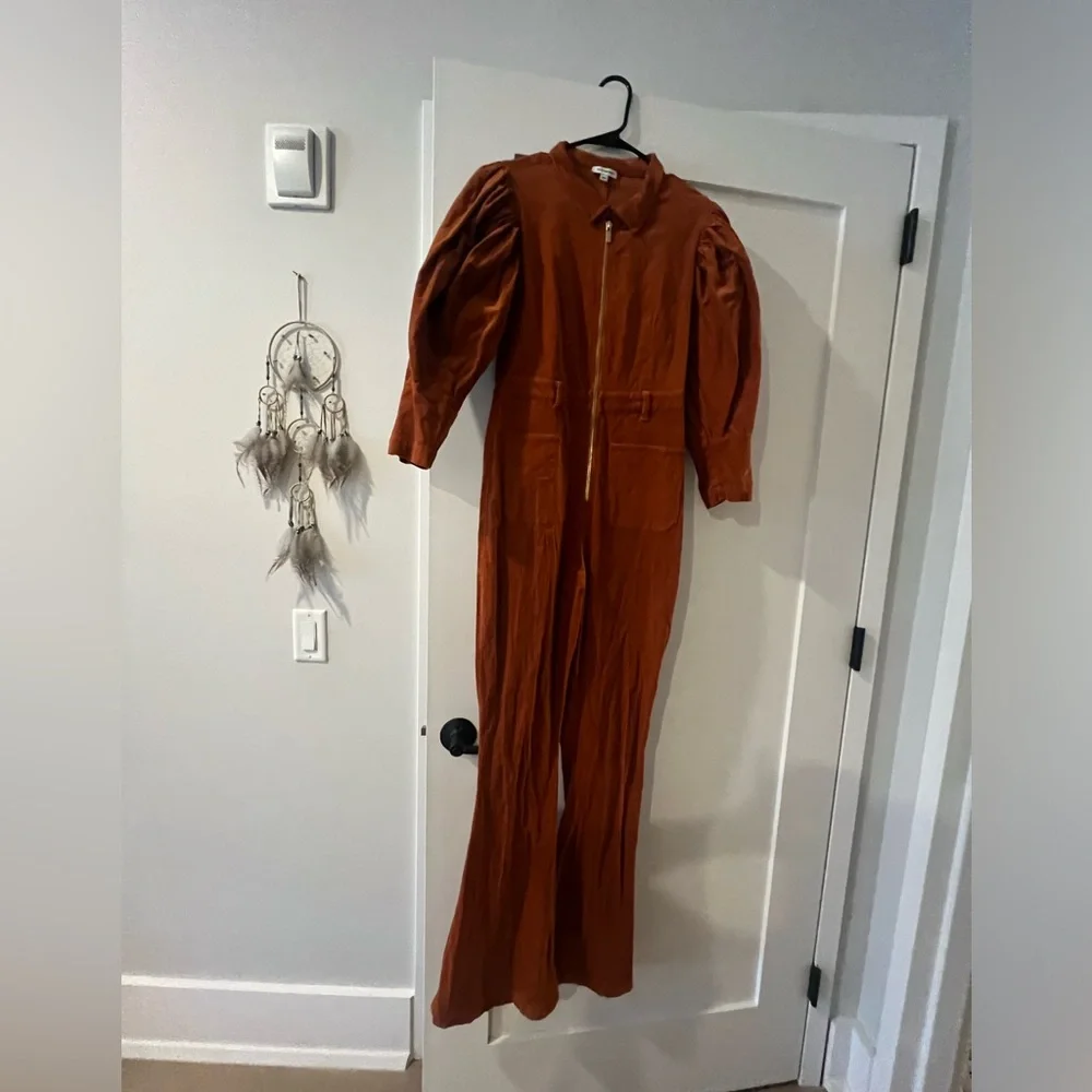 Burnt orange jumpsuit - Picture 2 of 5